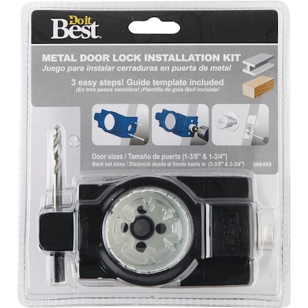 All-Source Bi-Metal Door Lock Installation Kit for Metal Doors 301661DB